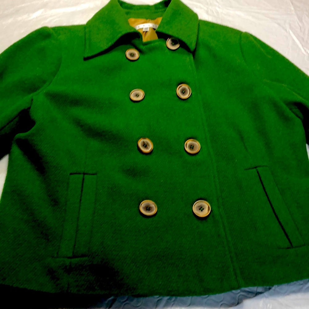 Cabi green button up jacket
